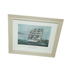 A Wilton Industries Charles Chas Lundgren Norwegian Sail Training Ship Painting